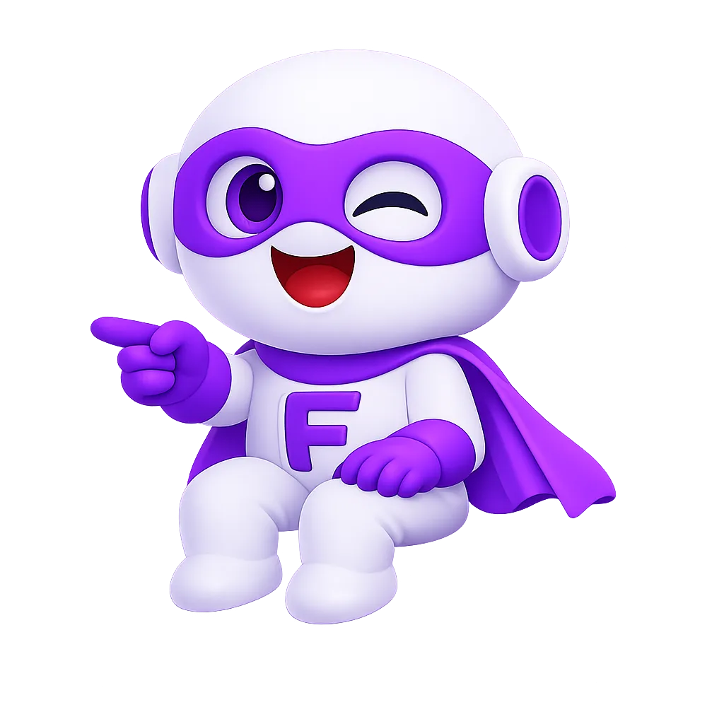 Friday Webs mascotte